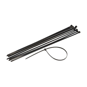 Powermaster 100mm x 2.5mm Cable Ties - Black | 1411-08