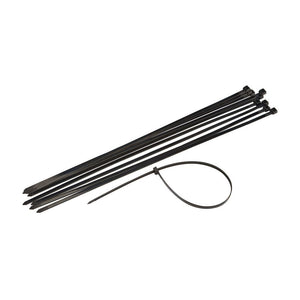 Powermaster 200mm x 4.8mm Cable Ties - Black | 1411-14