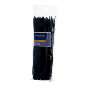 Powermaster 200mm x 4.8mm Cable Ties - Black | 1411-14
