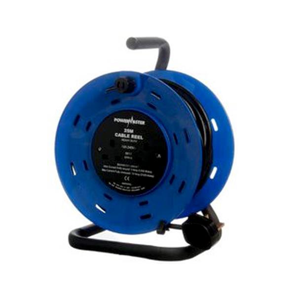 POWERMASTER 25 MTR 220V CABLE REEL | 1318-38