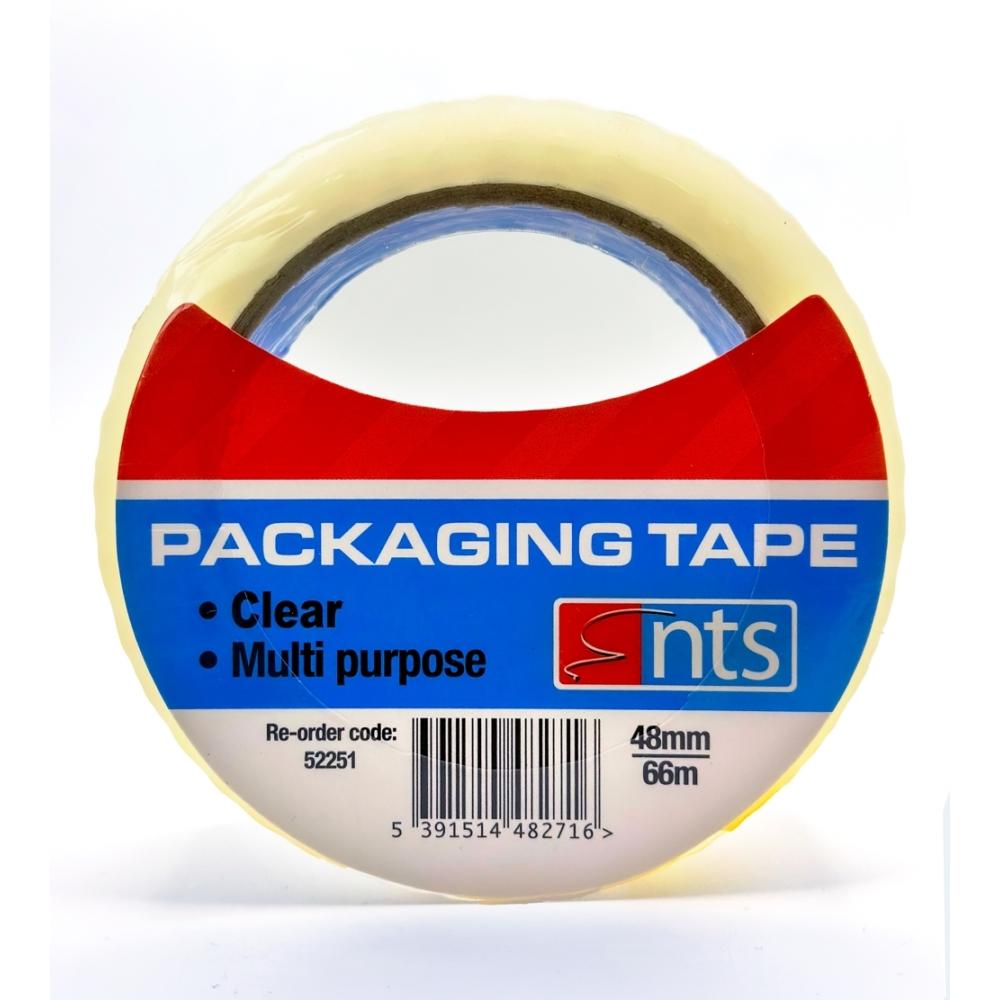 NTS Clear Packing Tape 48mm x 66 Metre | 301068