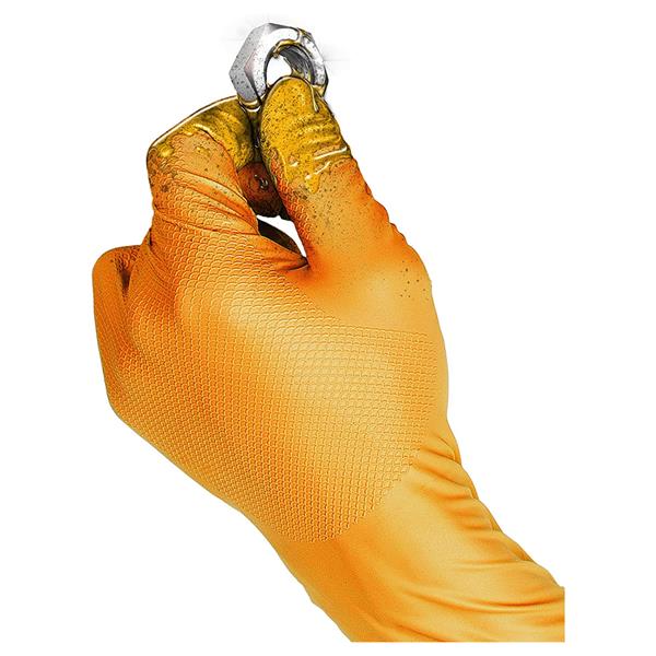 Gripster 246 Orange Nitrile Gloves 50 Pack