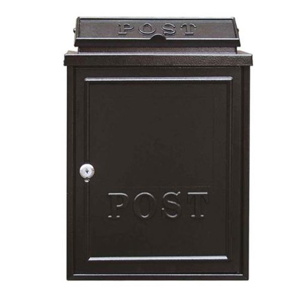 De Vielle Postplus Classic Diecast Post Box - Black | DEV979897