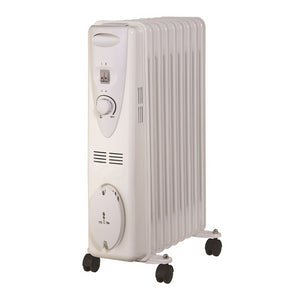 Sirocco 2Kw Oil Filled Rad Radiator - White