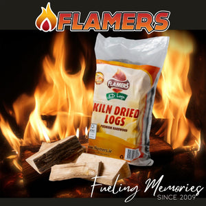 Flamers Kiln Dried Firewood Logs 9kg