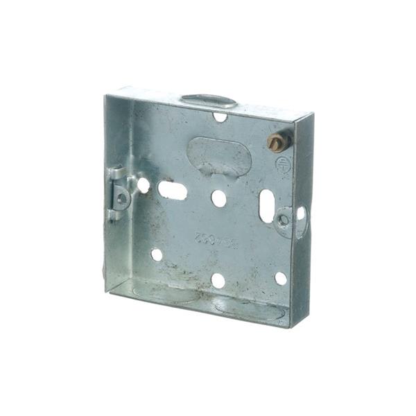 Powermaster 1 Gang 16mm Flush Metal Socket Box | 1799-00