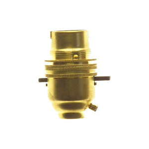 Powermaster Brass Lampholder Bulb Holder Switched | 1799-10