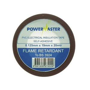 Powermaster 19mm Insulating Tape 20 Metre - Brown | 1799-14