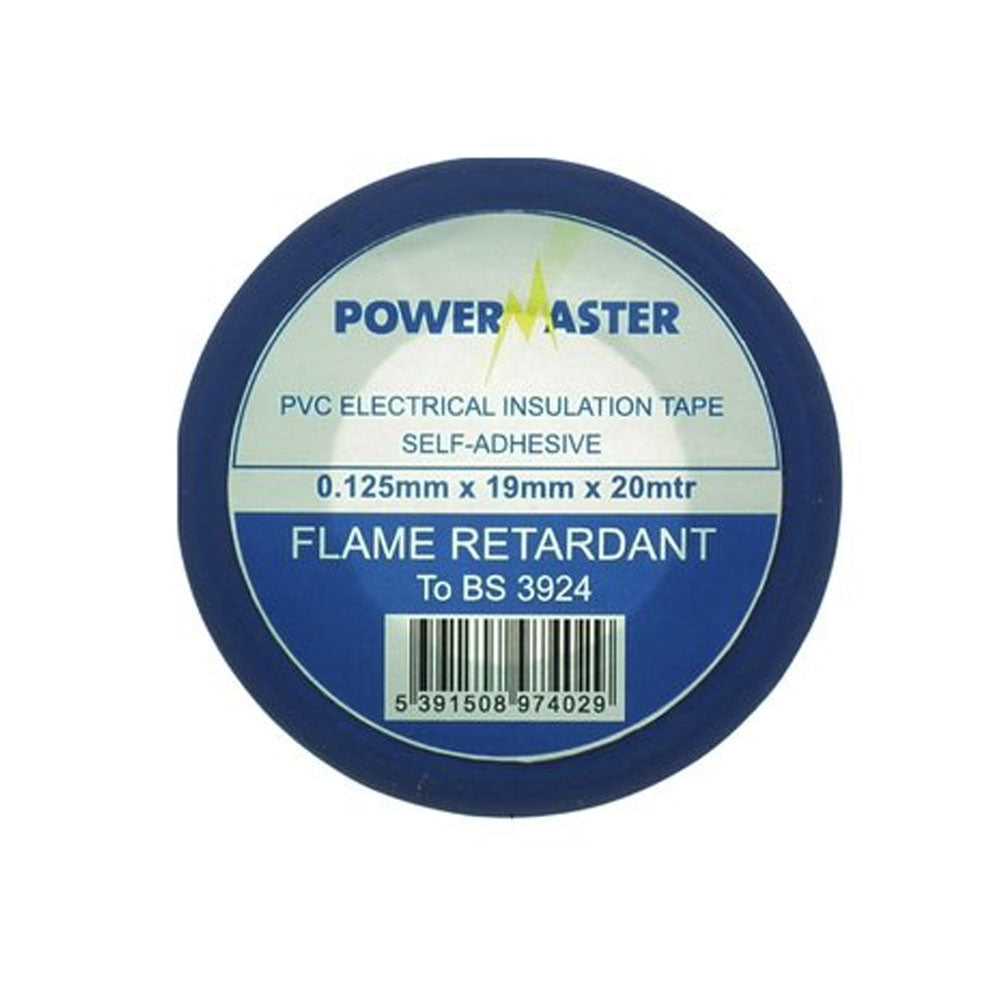 Powermaster 19mm Insulating Tape 20 Metre - Blue | 1799-16