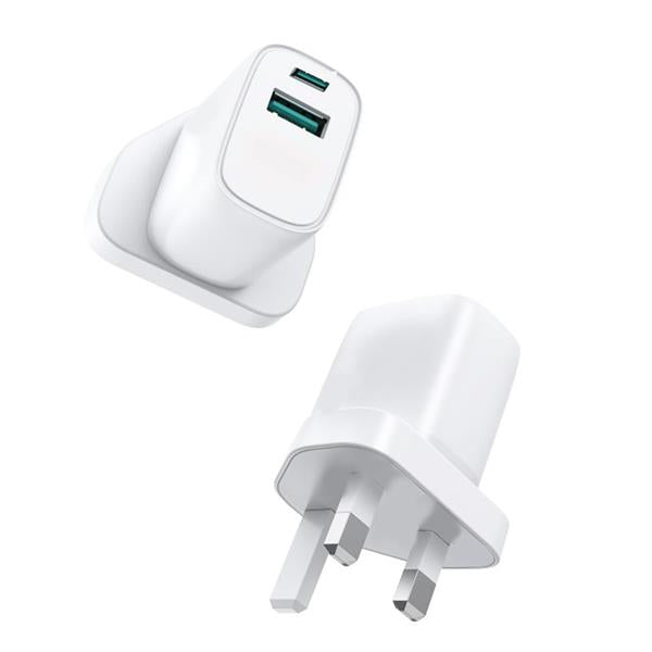 Powermaster Wall Charger with USB A and USB Type C Phone Charger | 1844-10