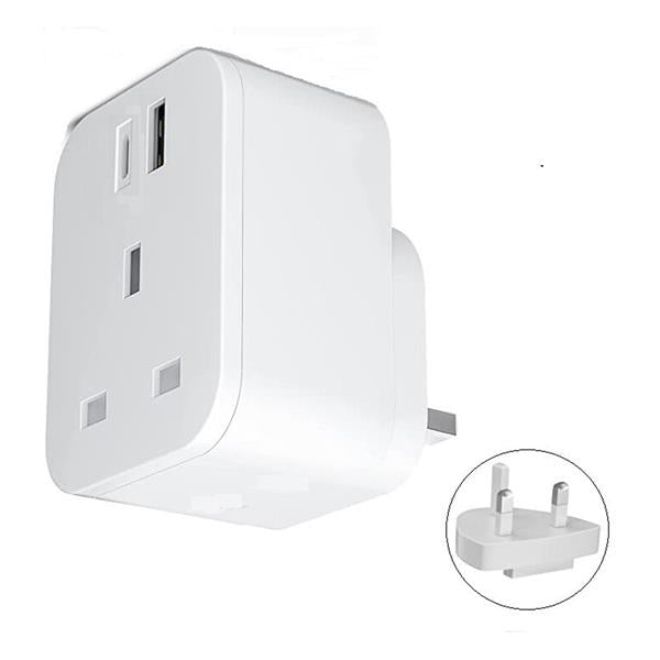 Powermaster Plug Adaptor with USB Outlets ( USB Type A and USB Type C ) | 1842-04