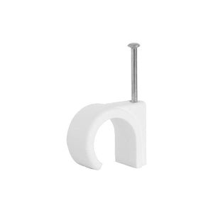 Powermaster 3mm Cable Clips - White 20 Pack | 1797-04