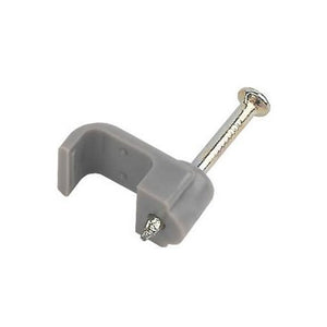 Powermaster 1.5 sq  T & E Cable Clips - Grey 20 Pack | 1797-06
