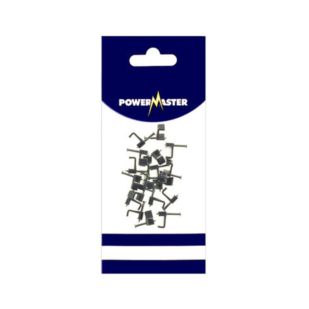 Powermaster 1.5 sq  T & E Cable Clips - Grey 20 Pack | 1797-06