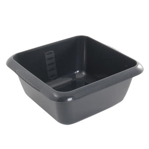 Home Essentials Household Square Basin 12" 7 Litre - Graphite | HES769860