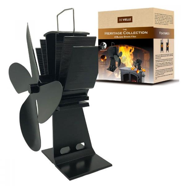 De Vielle Heritage 4 Blade Stove Fan | DEF964323