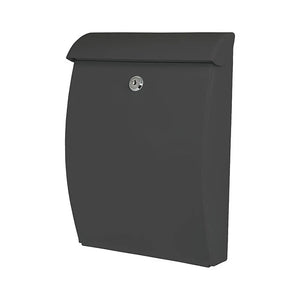 De Vielle Abs Plastic All Weather Post Box Letter Box Grey | DEV964712