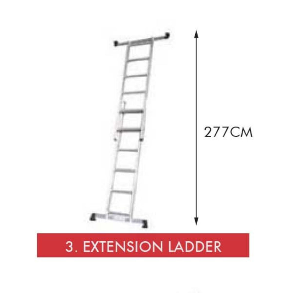 Proplus Aluminium Mini Scaffold Tower & Platform Ladder | PPS966129