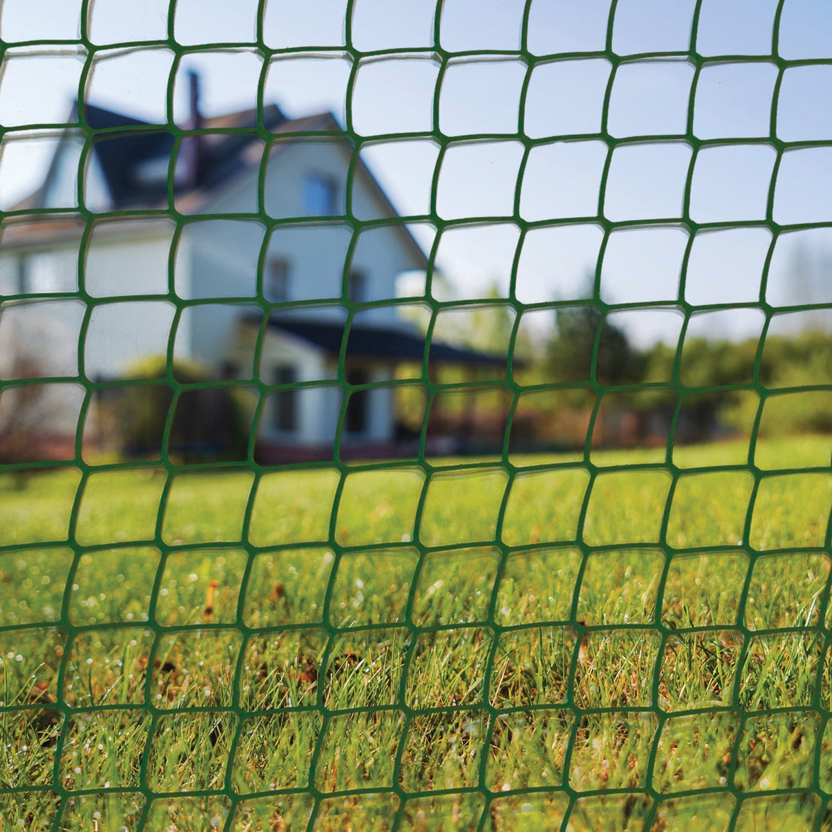 Grass Roots Garden & Plant Mesh Fencing 5 Metre x 1 Metre - Green Plastic | GRT968000