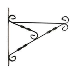 Blossom Heavy Duty Hanging Basket Bracket 16" - Black | GRT968581