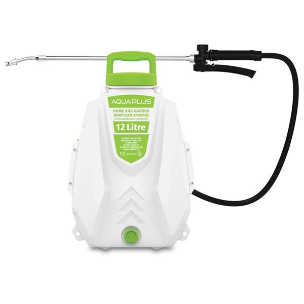 AquaPlus 12v Rechargeable Knapsack Sprayer 12 Litree with Lithium Battery | AQP969212