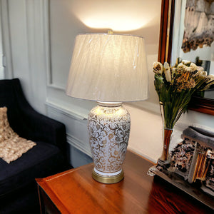 Macquillan Mendoza Large Ceramic Table Lamp 72cm | MQL1488