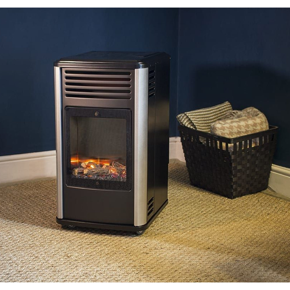 Manhattan Portable Gas Fire Heater - 3.4kw