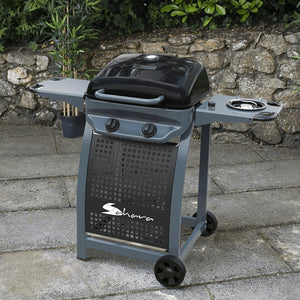 Sahara X150 2 Burner Gas BBQ | X150IR-BK