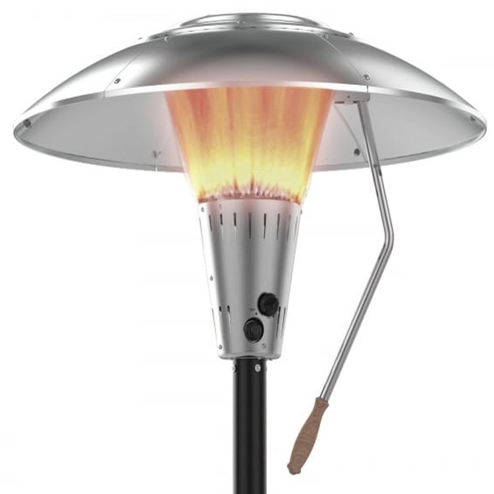 Sahara 13kw Heat Focus Gas Patio Garden Heater - Charcoal