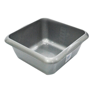 Home Essentials Household Square Basin 12" 7 Litre - Silver | HES013096