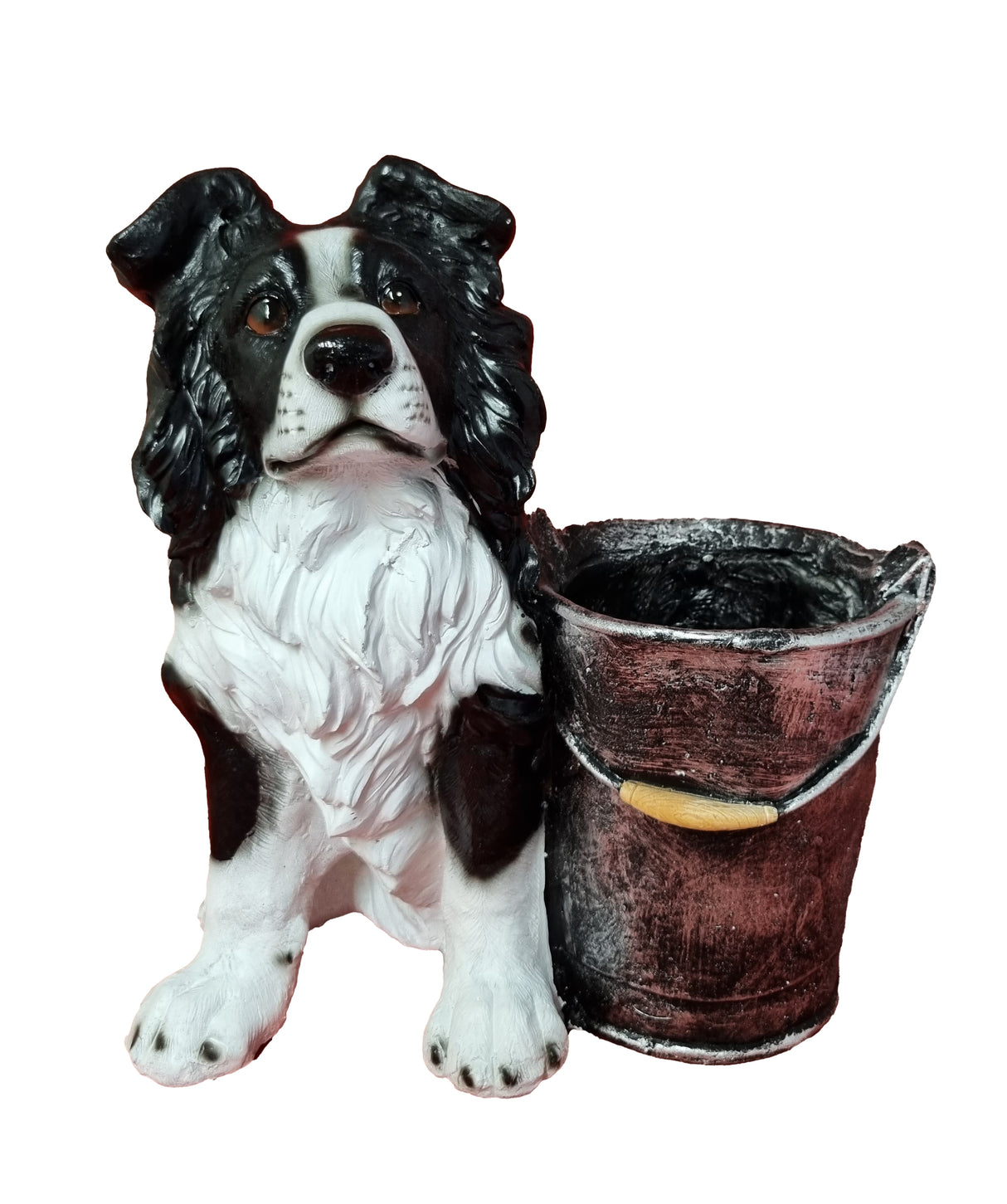 WGP Border Collie Garden Planter | G0396