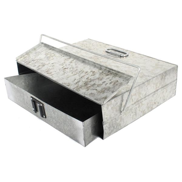 Ash Safe Galvanised - Large 16.5" x 4.5" x 15" | 435015