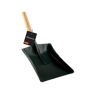 Sirocco Fire Coal Shovel with Wooden Handle - 7.5in