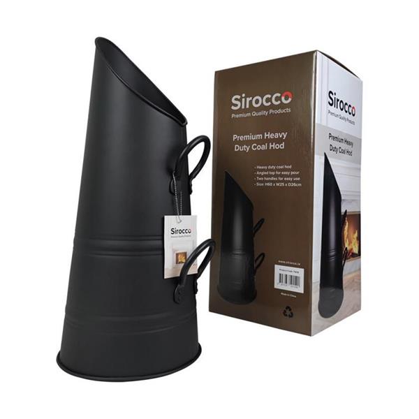 Sirocco Premium Heavy Duty Coal Hod - Black | 71619