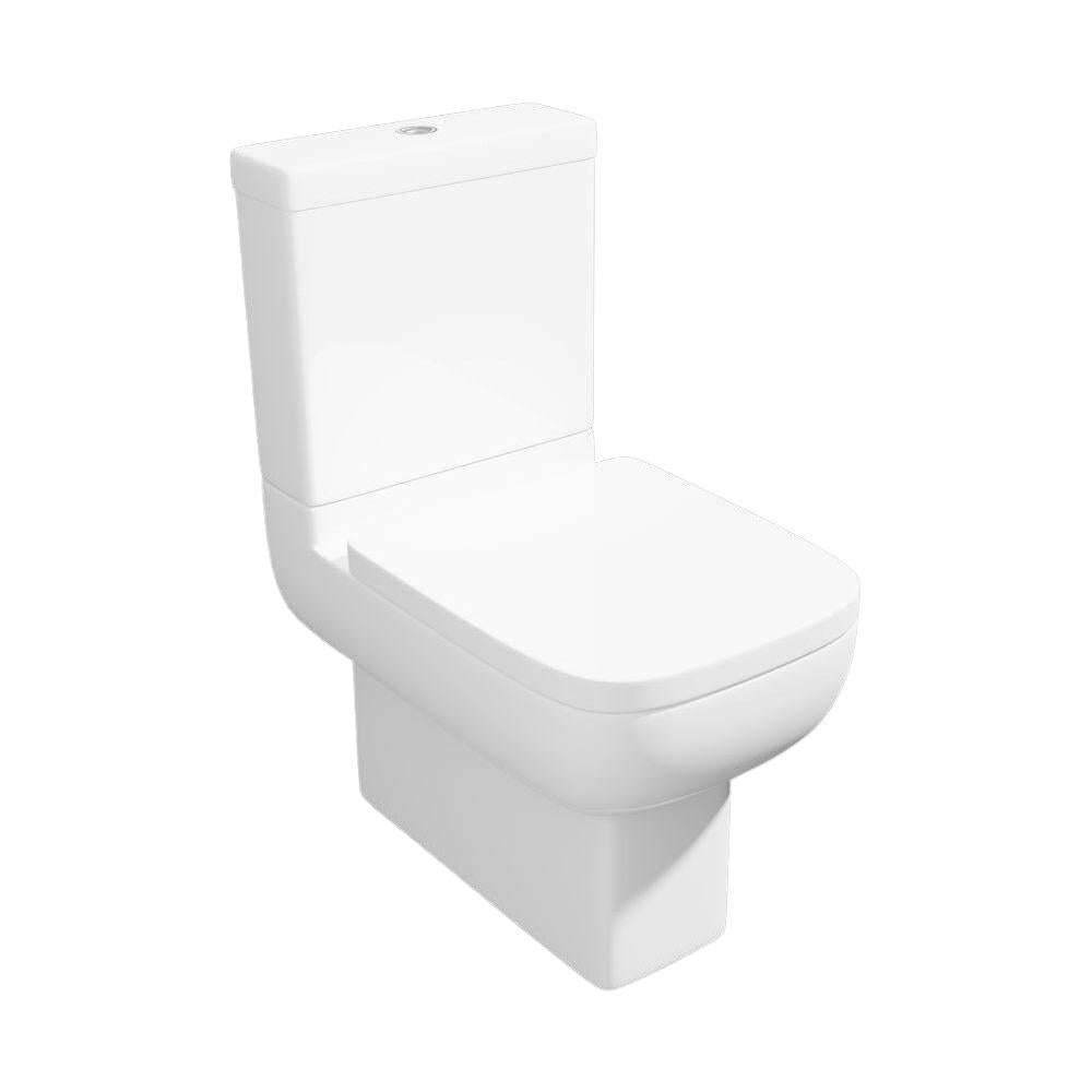 Lusso 600 WC To Go Toilet Complete with Seat & Cover - White | 151838