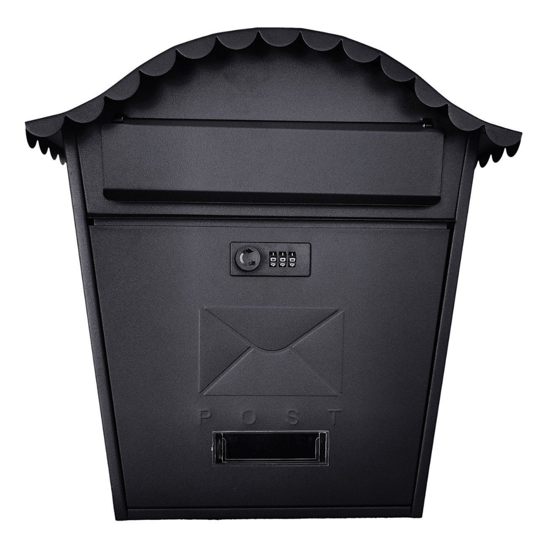 Postplus Traditional Post Box Combination Lock - Matt Black | DEV009924