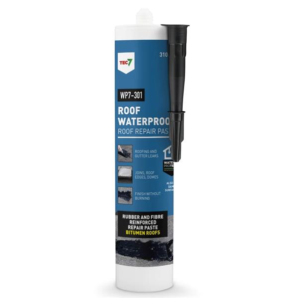 TEC 7 Roof Waterproof 310ml Roof Repair - Black | WP7602150296