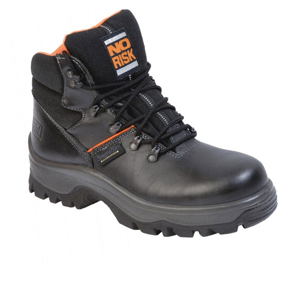 No Risk Franklyn S3 Safety Boot - Black