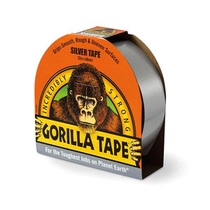 Gorilla Tape Silver (Duct Tape) 48mm x 32 metre