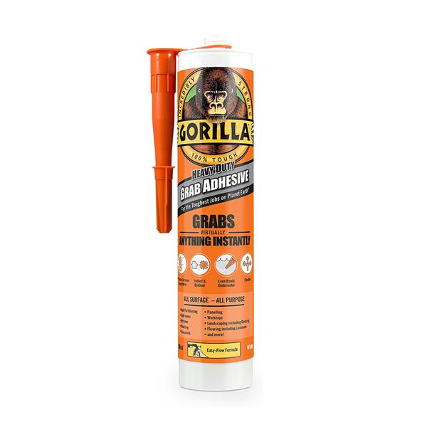 Gorilla Heavy-Duty Grab Adhesive - White 290ml