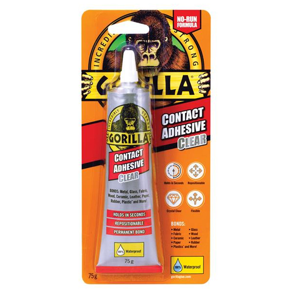 Gorilla Contact Adhesive Clear 75g | GRGCAC75