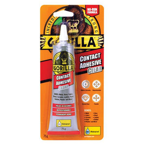 Gorilla Contact Adhesive Clear 75g | GRGCAC75