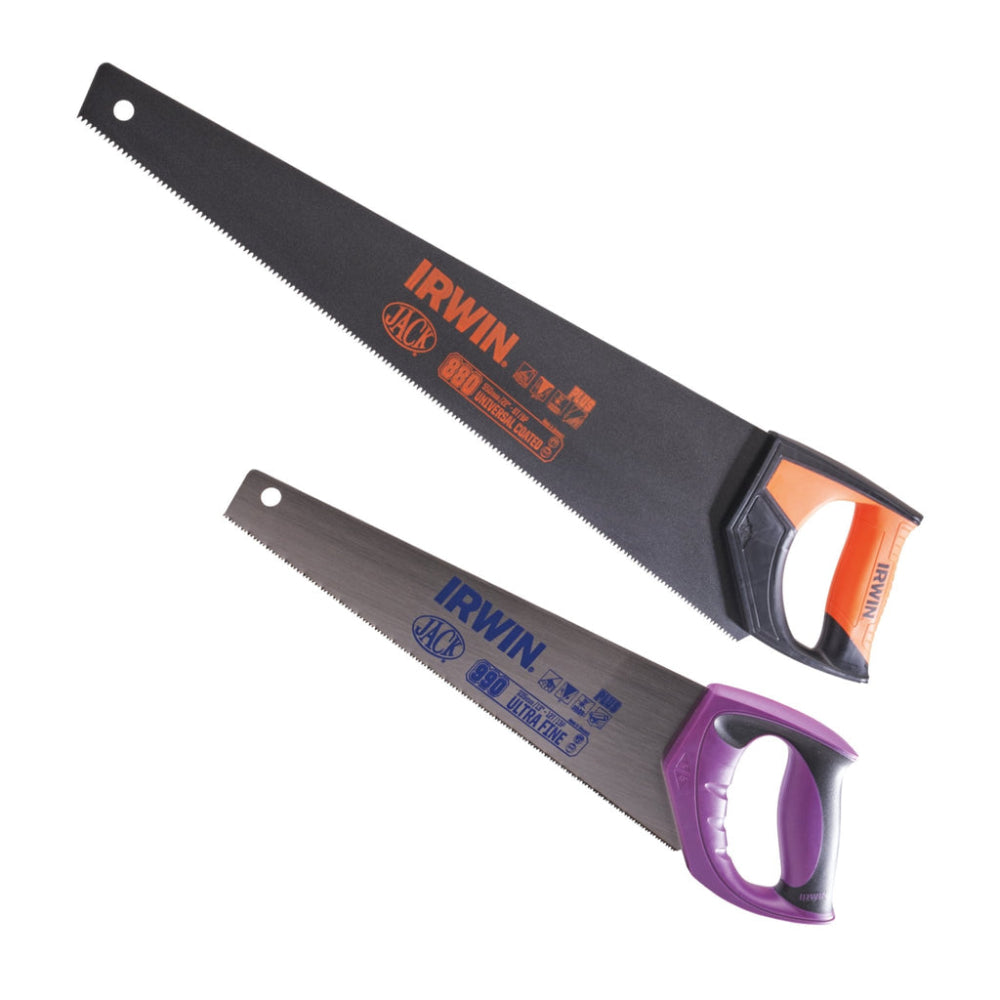 Irwin Jack 880 Coated Handsaw with Toolbox Saw 335mm Twin Pack | XMS23SAWS