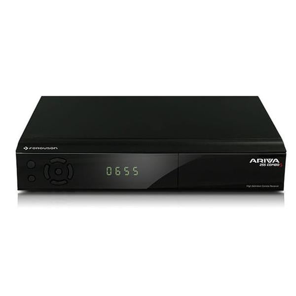 Ferguson Ariva 255 Combo S Full HD 1080p DVB-S2/C/T2 CI Combo Receiver Box - Black