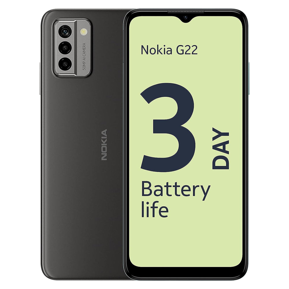 Nokia G22 64GB Sim Free Mobile Phone - Grey | 101S0609H001