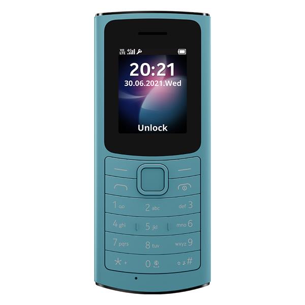 Nokia 110 4G 48MB Sim Free Mobile Phone - Blue | 1GF018MPE1L02