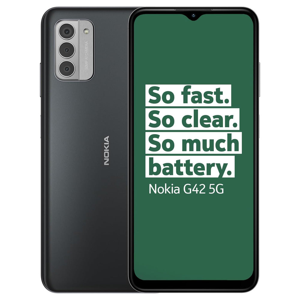 Nokia G42 5G 128GB Sim Free Mobile Phone - Grey | 101Q5003H042
