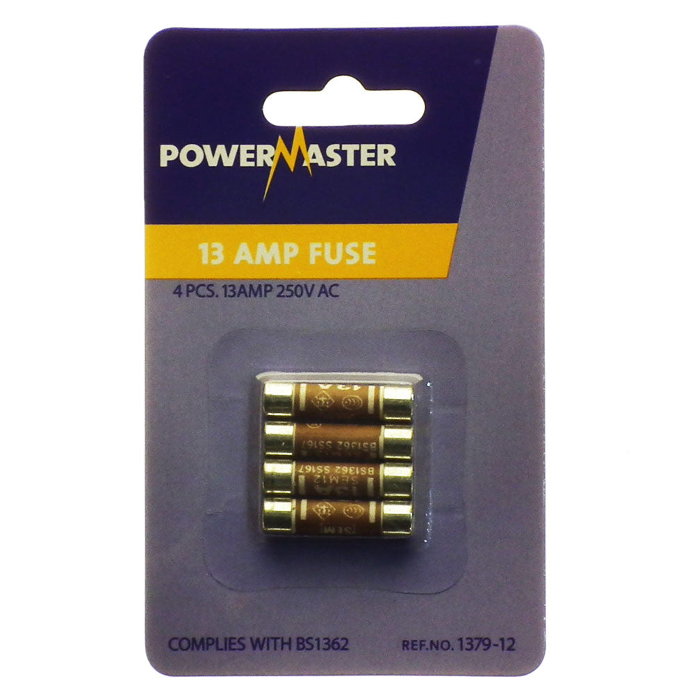 Powermaster 13 Amp Fuses 4 Pack | 1379-12