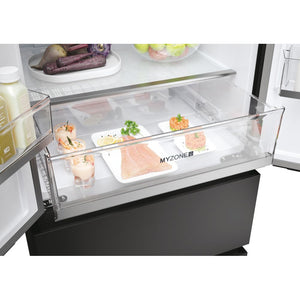 Haier Multi Door American Style Fridge Freezer - Slate Black | HFR5719EWPB