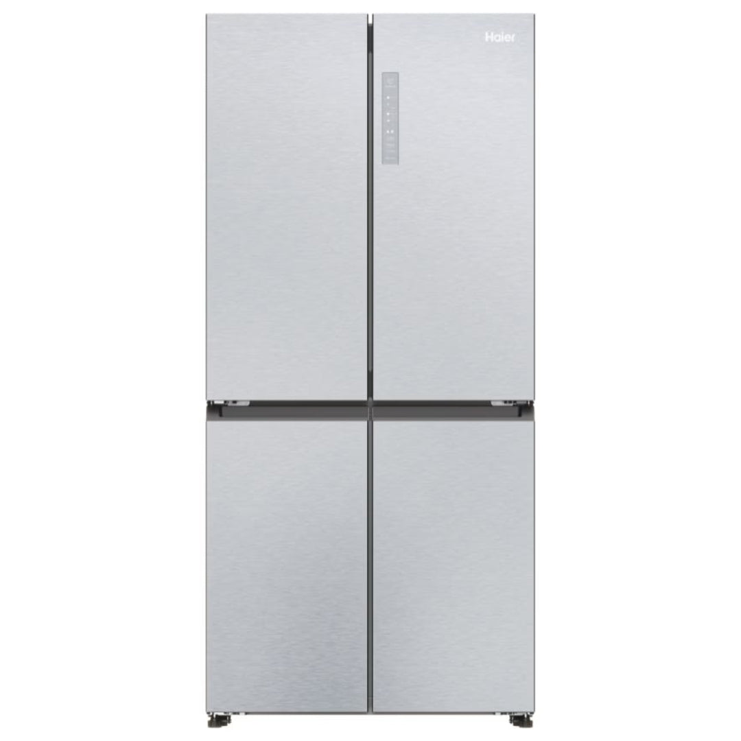 Haier Cube 83 Series 3 467L Frost Free Multi Door Fridge Freezer - Gentle Silver | HCR3818ENMG(UK)